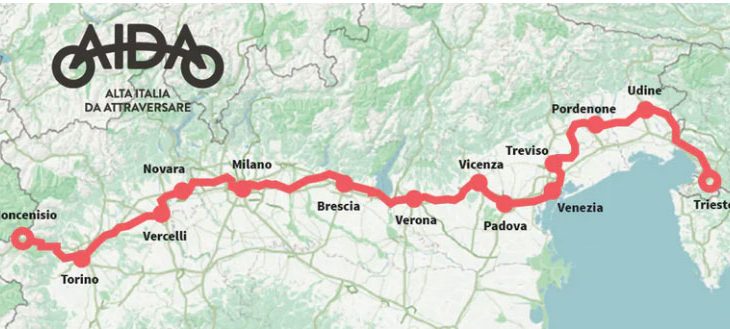 Ciclovia AIDA - Alta Italia da Attraversare